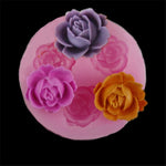 Rose Flower Fondant Silicone Mold