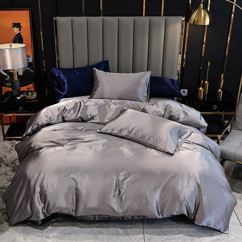 Luxury Solid Color Bedding Set